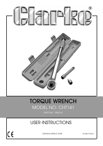 Handleiding Clarke CHT 141 Moersleutel