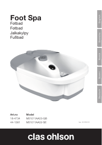 Bedienungsanleitung Clas Ohlson M51011AA02-SE Fussbad