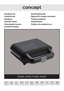 Handleiding Concept SV3057 Contactgrill