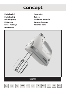 Manuale Concept SR3390 Sbattitore
