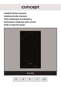 Manuál Concept IDV3330 Varná deska