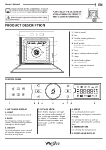 Handleiding Whirlpool WOI4S8HM2SBA Oven