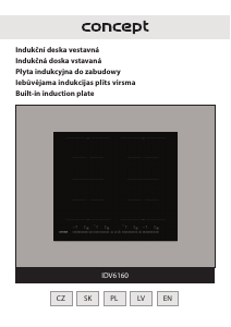 Handleiding Concept IDV6160 Kookplaat