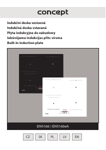 Handleiding Concept IDV5160WH Kookplaat