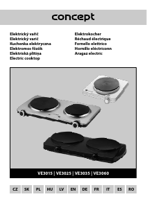 Handleiding Concept VE3060 Kookplaat