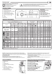 Návod Whirlpool TDLR 7232BS EU Práčka
