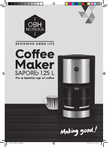 Manual OBH Nordica 2324 Sapore Coffee Machine