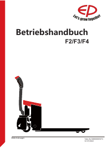 Bedienungsanleitung EP F3 Gabelstapler