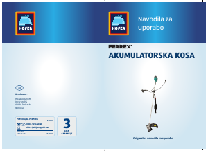 Priročnik Ferrex FS-AFS 40 Kosilnica z nitko