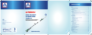 Bedienungsanleitung Ferrex FN-ATHS 2041 Heckenschere