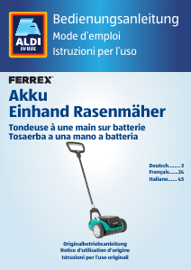 Mode d’emploi Ferrex FS-ARM 2021 Tondeuse à gazon