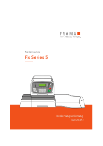 Bedienungsanleitung Frama Fx Series 5 Frankiermaschine