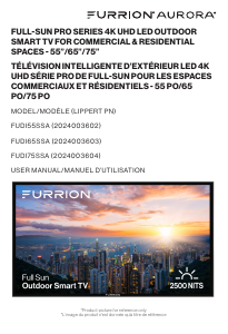 Handleiding Furrion FUDI75SSA LED televisie
