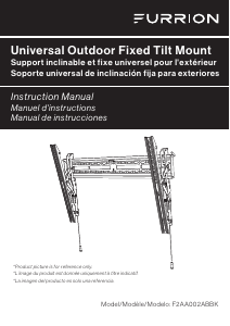 Manual de uso Furrion F2AA002ABBK Soporte de pared