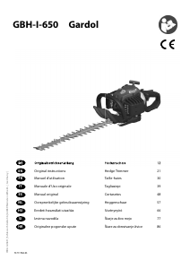 Mode d’emploi Gardol GBH-I-650 Taille-haies