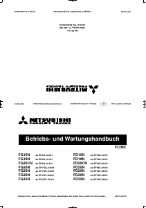 Bedienungsanleitung Mitsubishi FG25N Gabelstapler