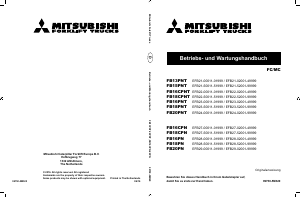 Bedienungsanleitung Mitsubishi FB13PNT Gabelstapler