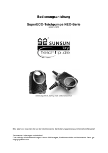 Bedienungsanleitung SunSun NEO4800 Teichpumpe