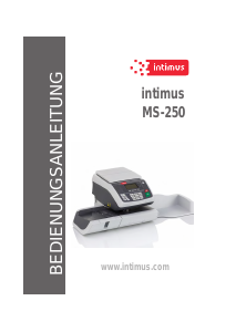 Bedienungsanleitung Intimus MS-250 Frankiermaschine