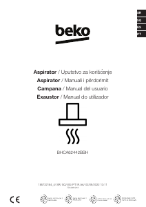 Manual BEKO BHCA62442BBH Exaustor