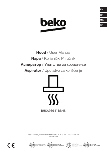 Прирачник BEKO BHCA96641BBHS Кујнски аспиратор
