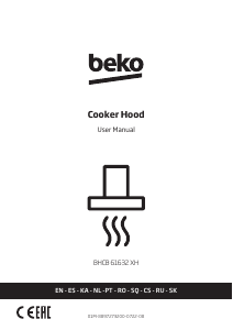 Návod BEKO BHCB61632XH Digestor