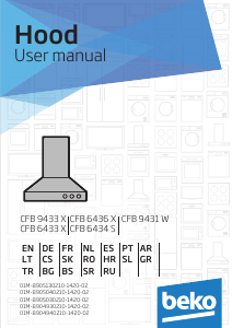 Прирачник BEKO CFB 9433 Кујнски аспиратор