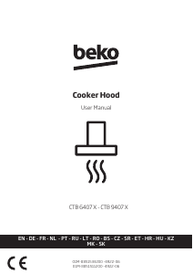 Прирачник BEKO CTB 9407 X Кујнски аспиратор