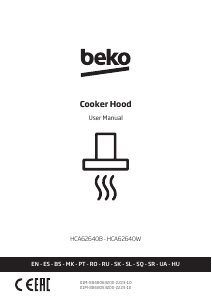 Manual BEKO HCA62640BH Exaustor