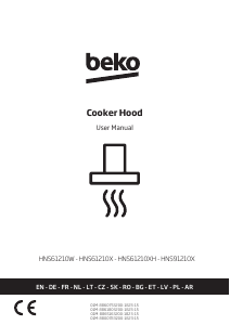 Vadovas BEKO HNS61210XH Gartraukis