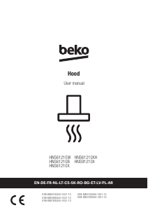 Vadovas BEKO HNS91210X Gartraukis