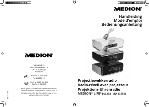 Mode d’emploi Medion Life E66358 (MD 43258) Radio-réveil