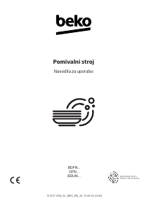 Priročnik BEKO BDFN36650XC Pomivalni stroj