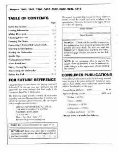 Manual Maytag 6202 Dishwasher