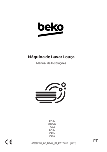 Manual BEKO BDIN38521Q Máquina de lavar louça