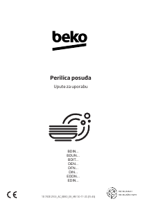 Priručnik BEKO BDIN38560C Perilica posuđa