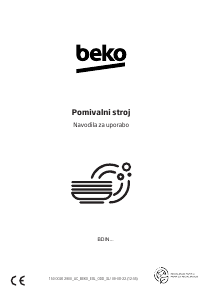 Priročnik BEKO BDIN39640A Pomivalni stroj