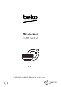 Használati útmutató BEKO BDIS38120Q Mosogatógép