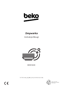 Instrukcja BEKO DIN16435 Zmywarka