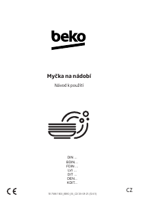 Manuál BEKO DIN28431 Myčka na nádobí