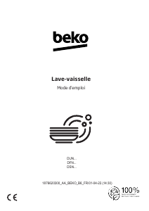 Mode d’emploi BEKO DSN 15420 X Lave-vaisselle