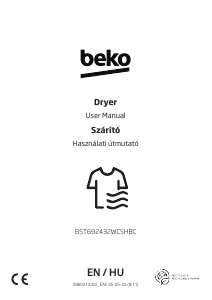 Handleiding BEKO B5T69243 Wasdroger