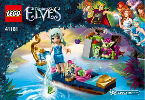 Handleiding Lego set 41181 Elves Naida's gondel & de Goblin-dief