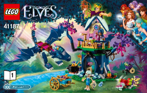 Bruksanvisning Lego set 41187 Elves Rosalyns hytte