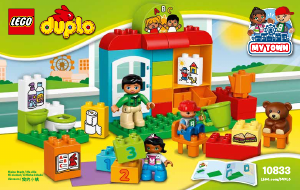 Manual de uso Lego set 10833 Duplo Escuela infantil
