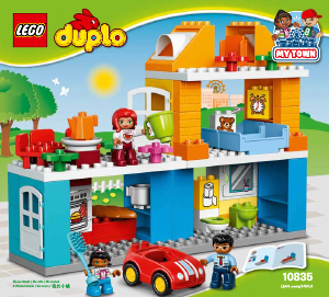 Instrukcja Lego set 10835 Duplo Dom rodzinny