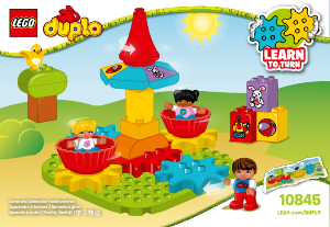 Bruksanvisning Lego set 10845 Duplo Min første karusell