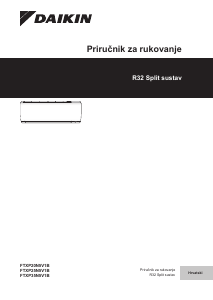 Priručnik Daikin FTXP25N5V1B9 Klimatizacijski uređaj