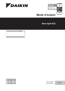 Mode d’emploi Daikin FTXP35N5V1B9 Climatiseur