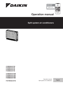 Handleiding Daikin FVXTM30A3V1B Airconditioner